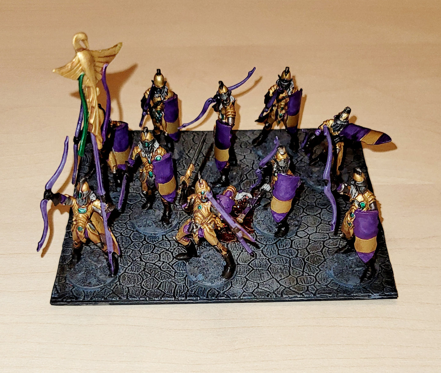 Elves/ Dark Elves/ Drow armáda - Kings of War (Pomalovaná)