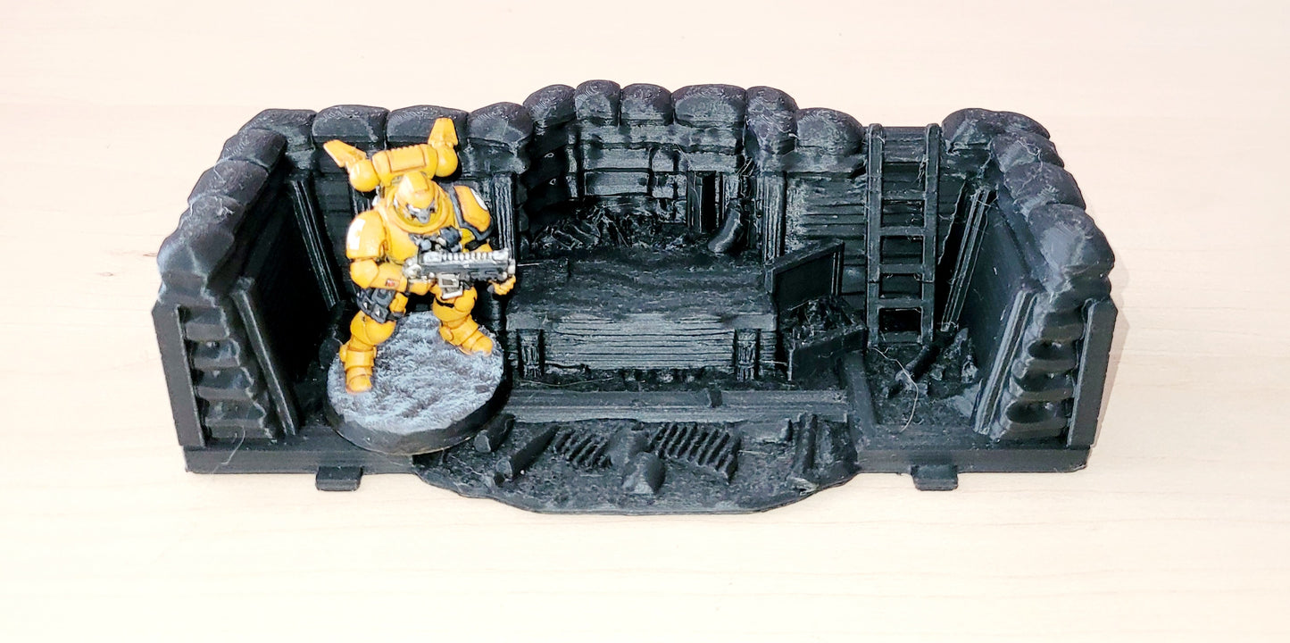 Trench Wars Command Wall – Sektor A1 | Terén pro Wargaming 28mm/32mm