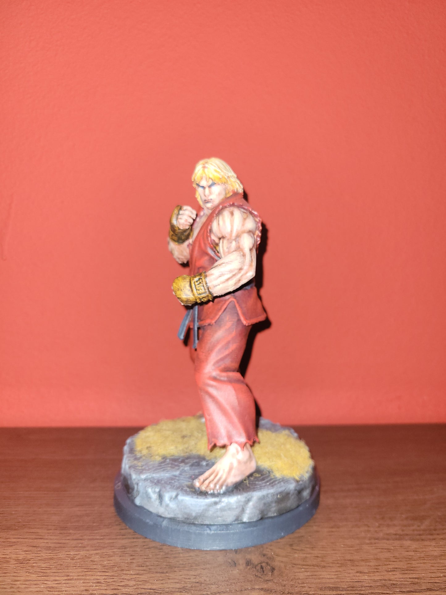 Ken Masters - Street Fighter (Custom Statue, 16 cm, hand-painted)