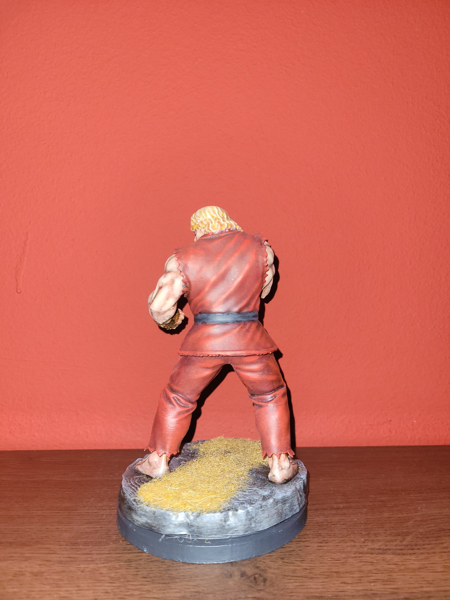 Ken Masters - Street Fighter (Custom Statue, 16 cm, hand-painted)