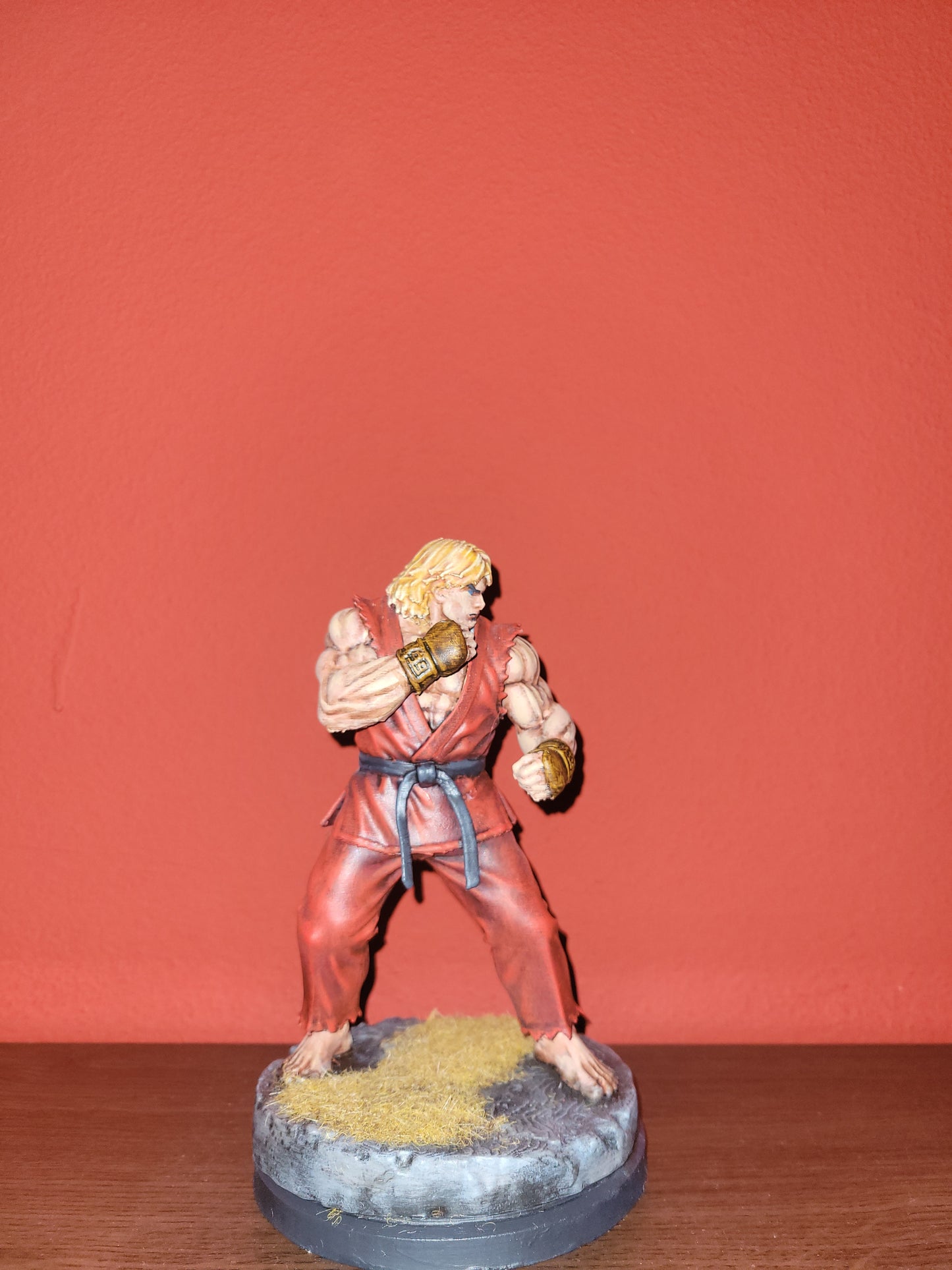 Ken Masters - Street Fighter (Custom Statue, 16 cm, hand-painted)