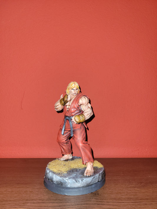 Ken Masters - Street Fighter (Custom Statue, 16 cm, hand-painted)