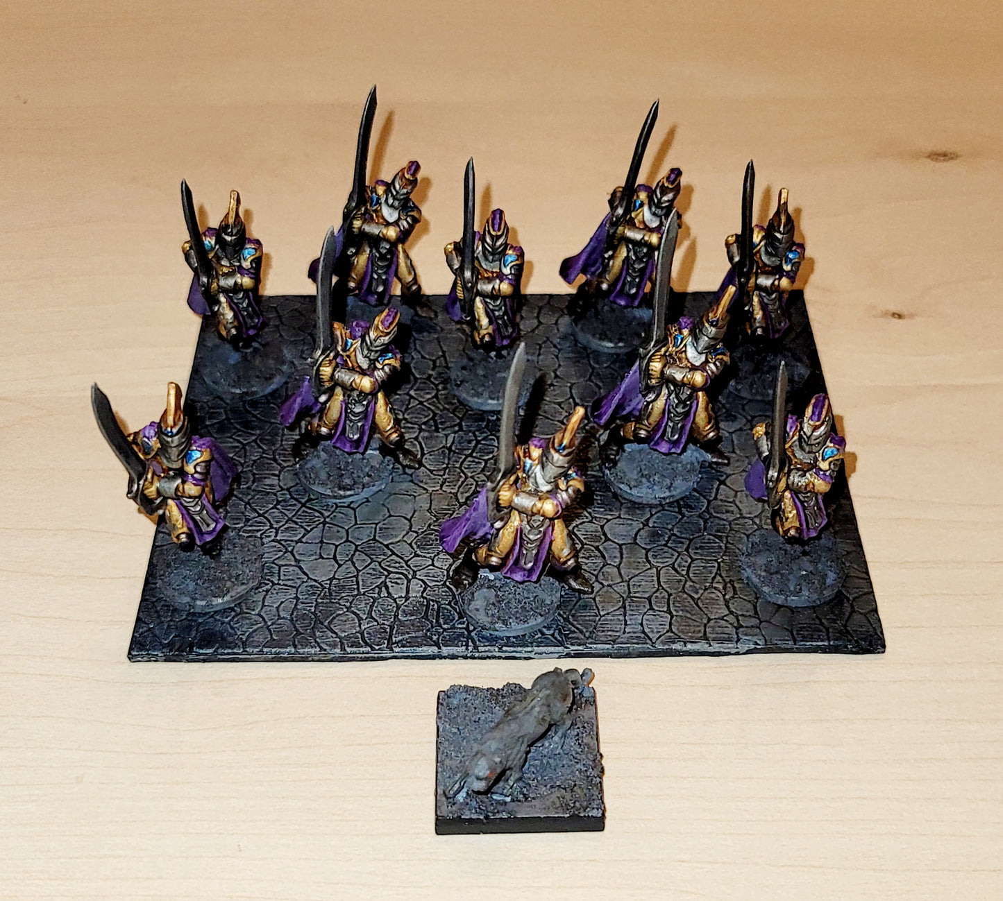 Elves/ Dark Elves/ Drow armáda - Kings of War (Pomalovaná)