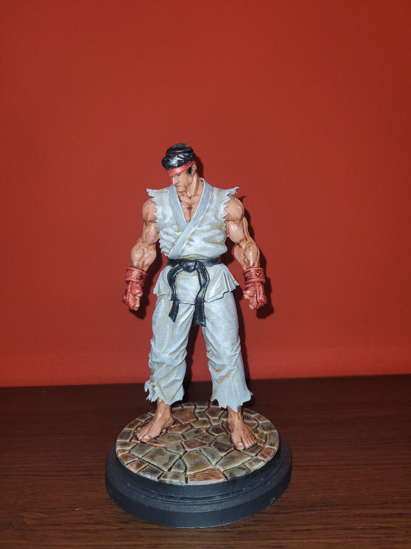 Ryu - Street Fighter - 16cm Custom Collectible Statue (Hand-painted).