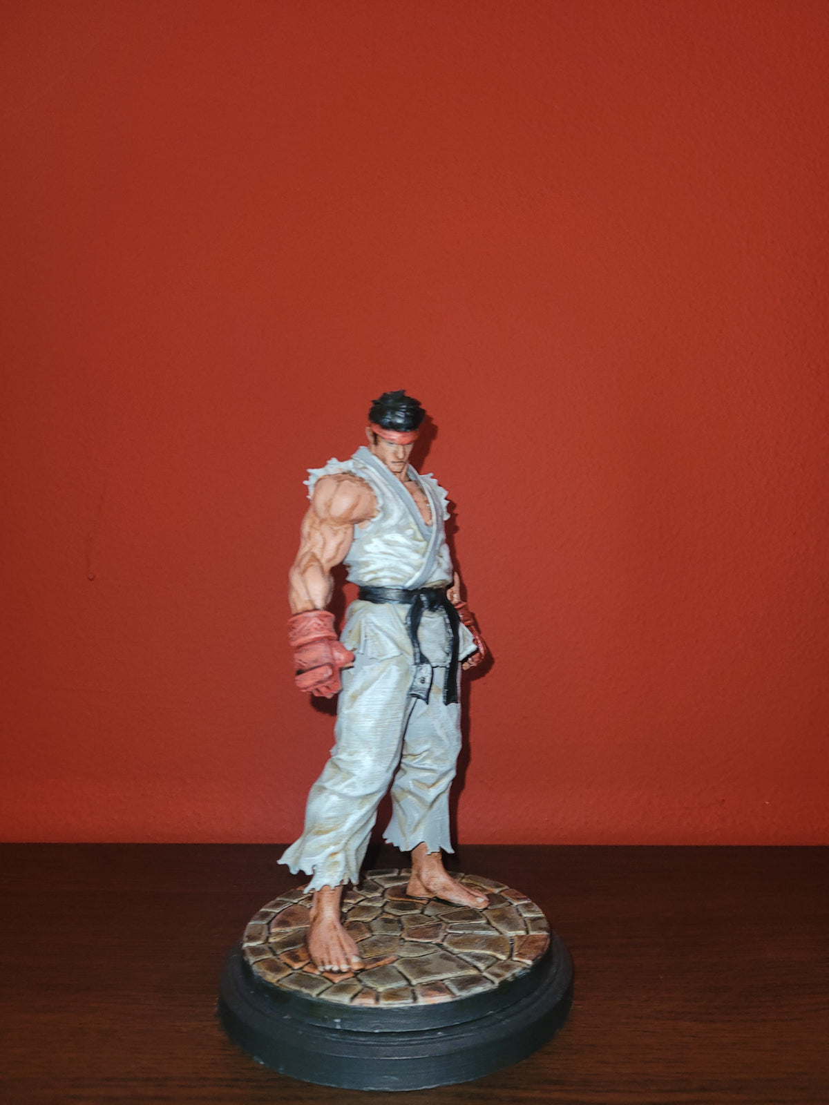 Ryu - Street Fighter (Custom Statue, 17 cm, hand-painted)