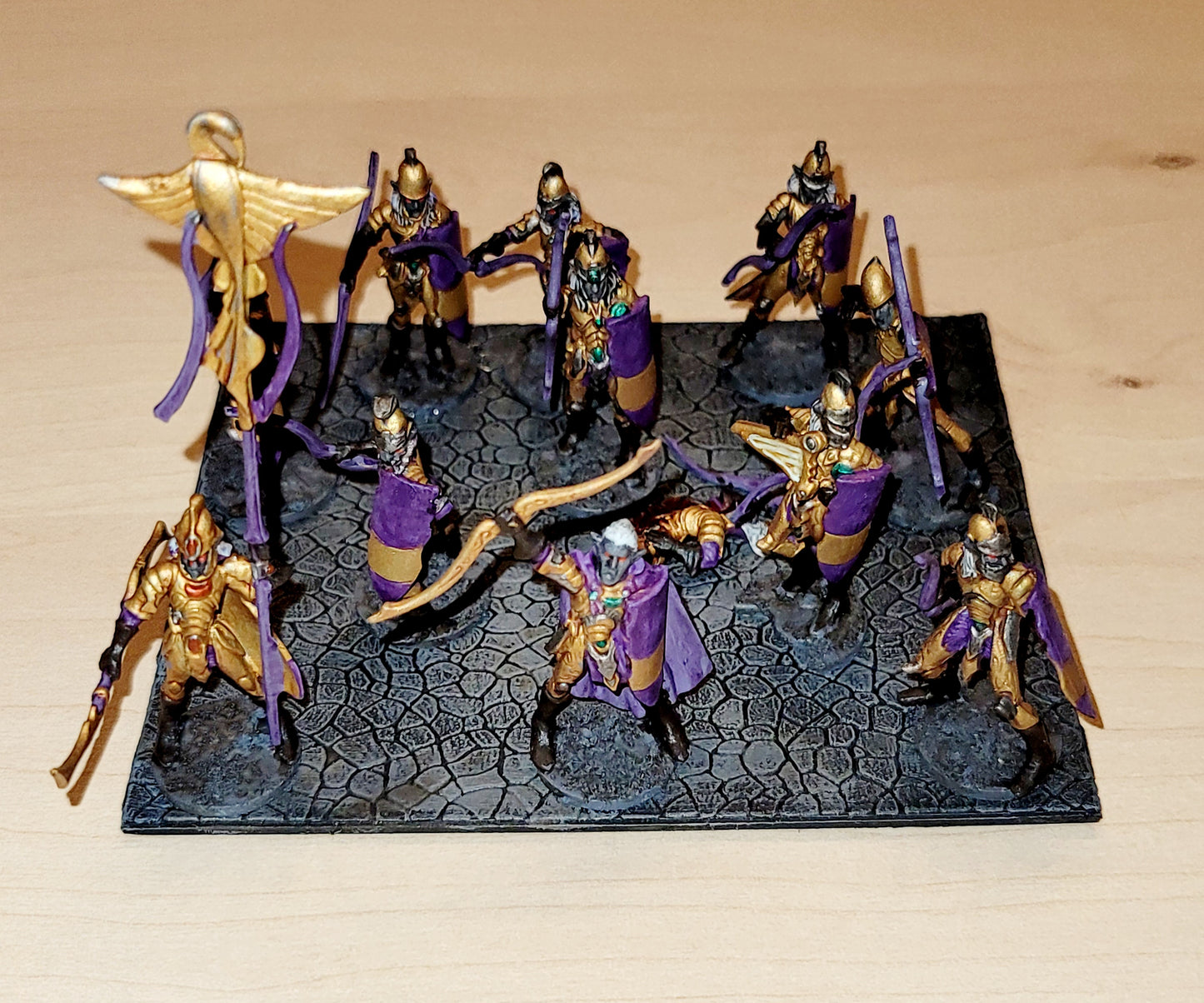 Elves/ Dark Elves/ Drow armáda - Kings of War (Pomalovaná)