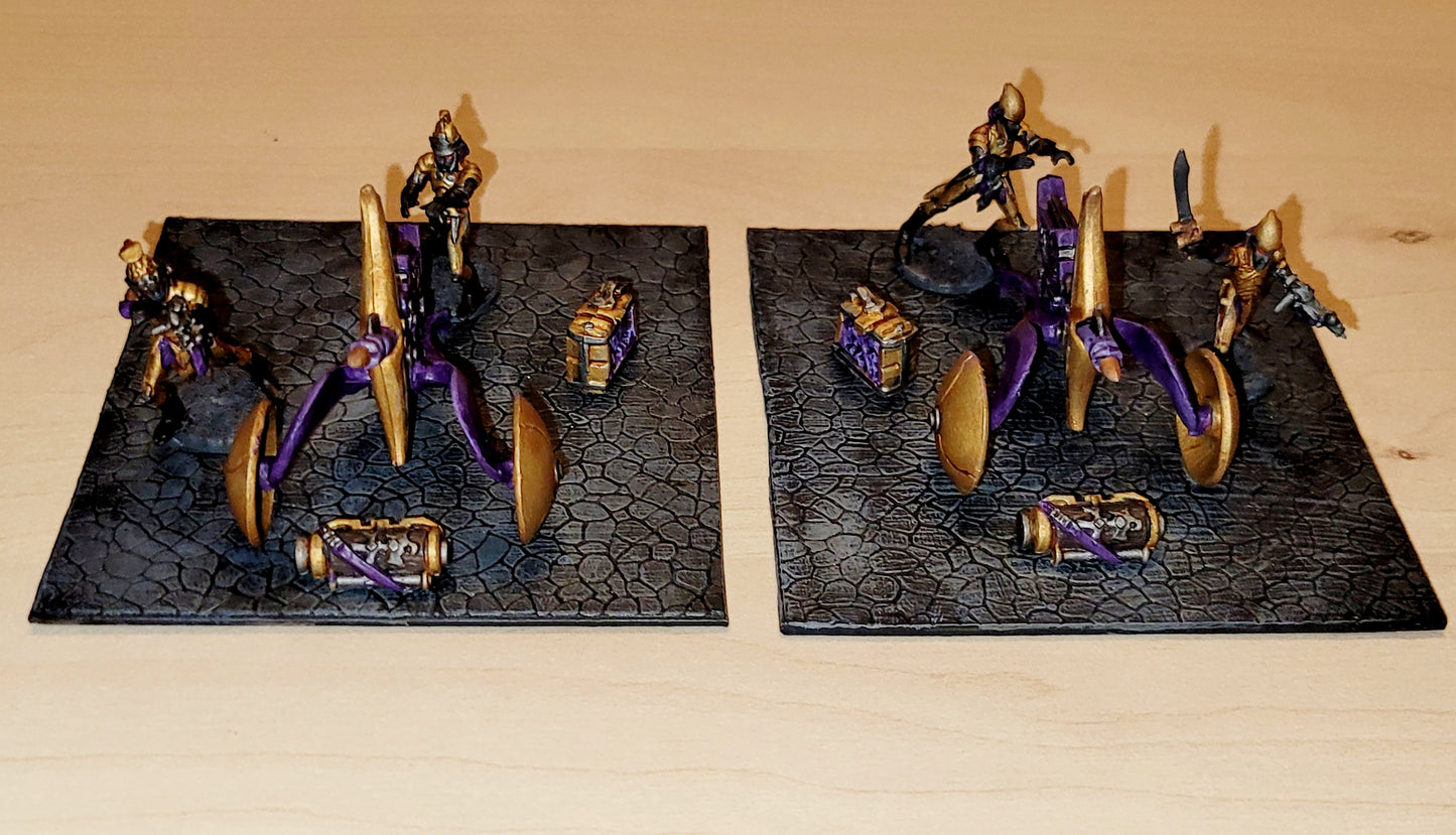 Elves/ Dark Elves/ Drow armáda - Kings of War (Pomalovaná)