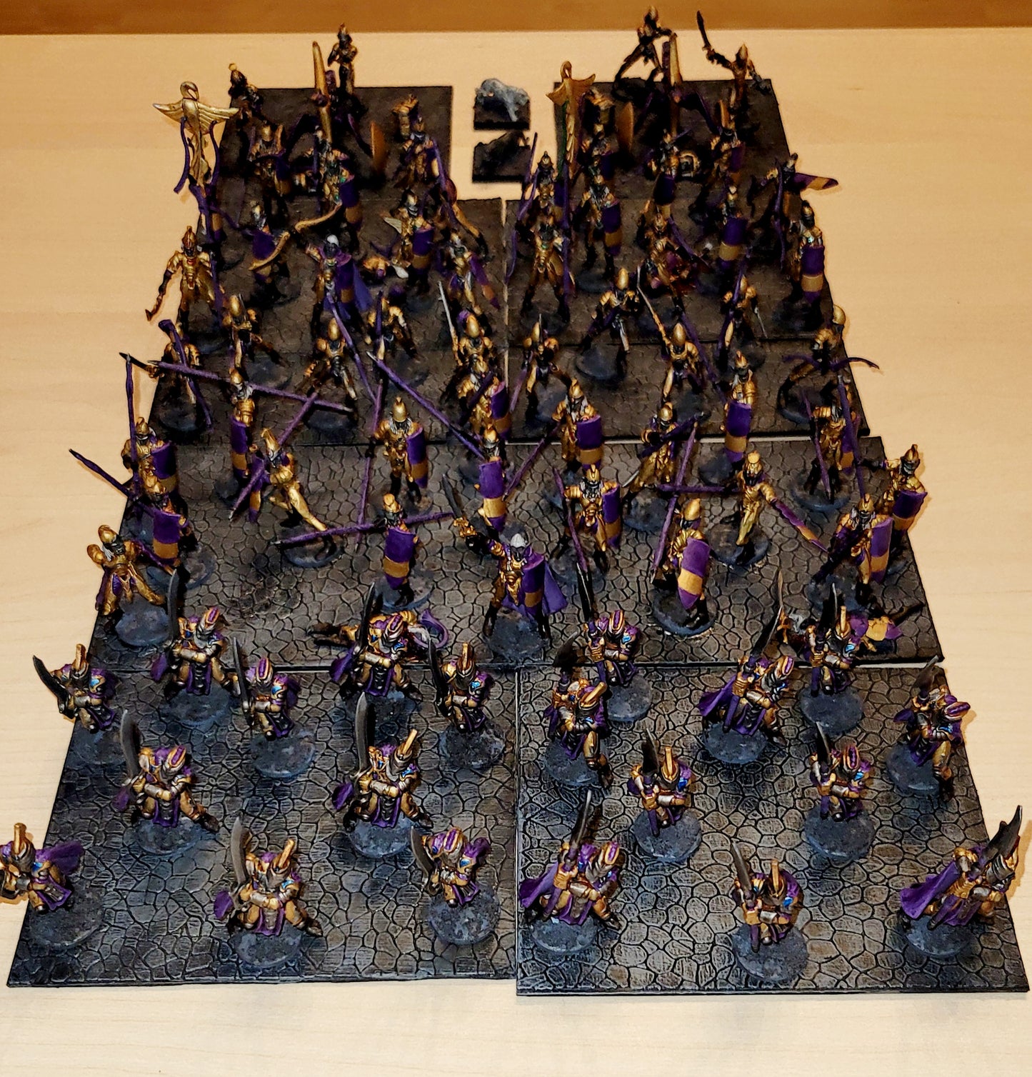 Elves/ Dark Elves/ Drow armáda - Kings of War (Pomalovaná)