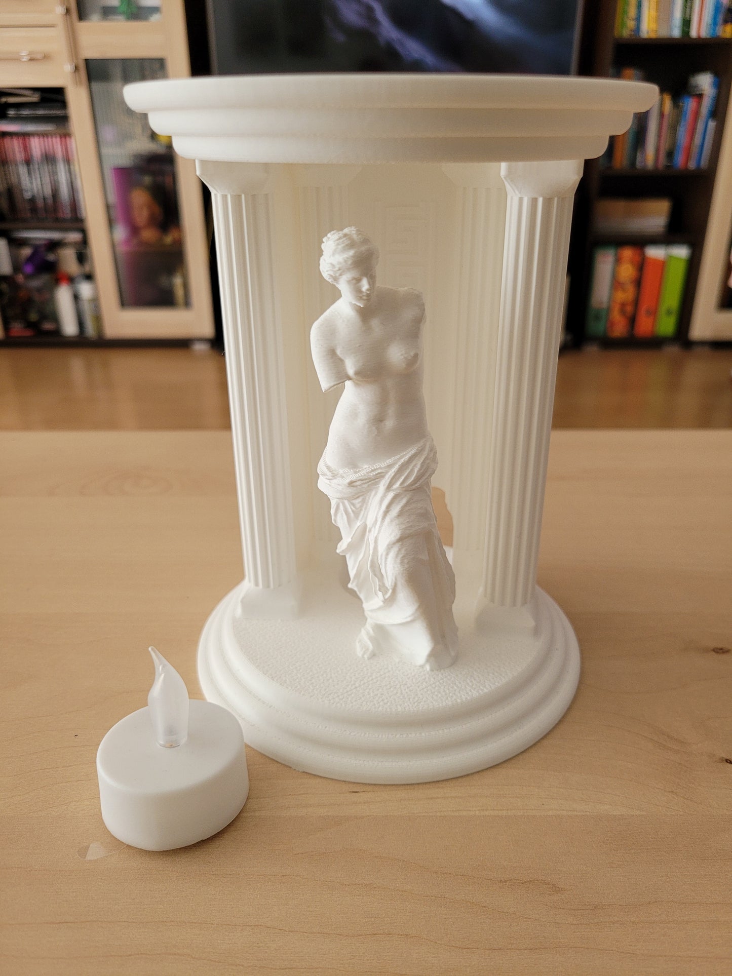 Aprodite's Temple art & decoration - Tea Light Candle